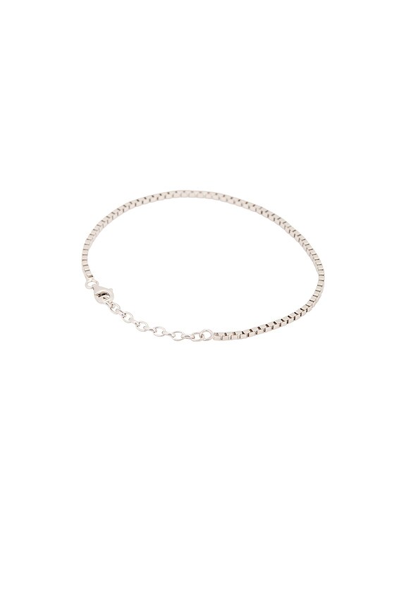 view 2 of 2 BRAZALETE BOX CHAIN in Silver