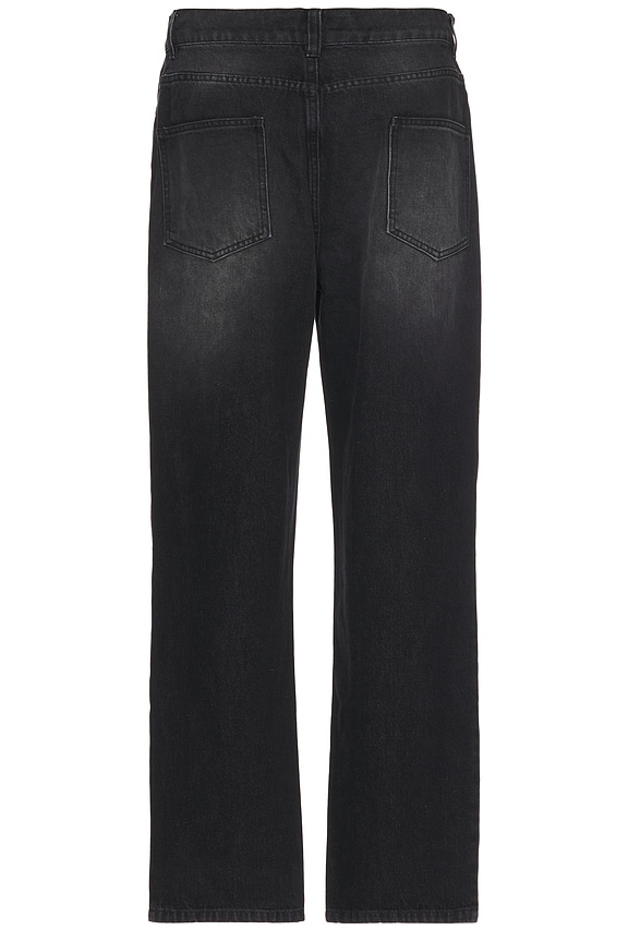 view 2 of 5 Country Patched Denim Jeans in Washed Black