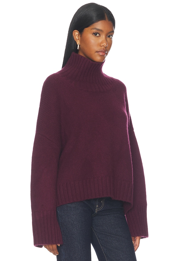 view 2 of 4 Girlfriend Turtleneck in Bordeux