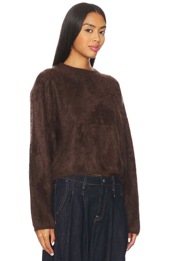 view 2 of 4 Brushed Crewneck Pullover in Mocha