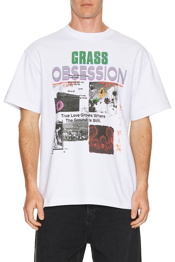 view 1 of 4 Grass Obsession Tee in White