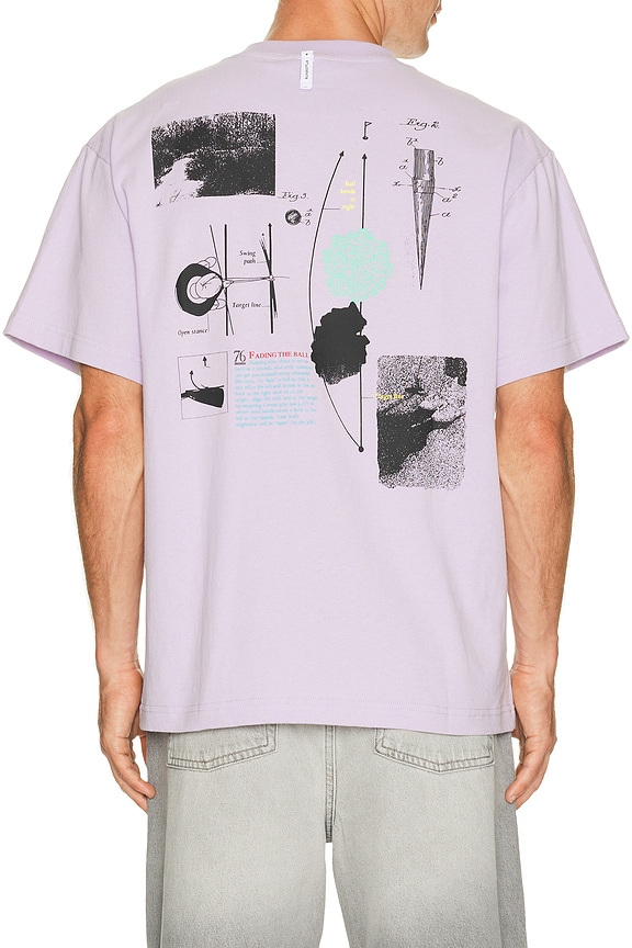 view 2 of 4 Golf Theory Short Sleeve T-shirt in Wisteria