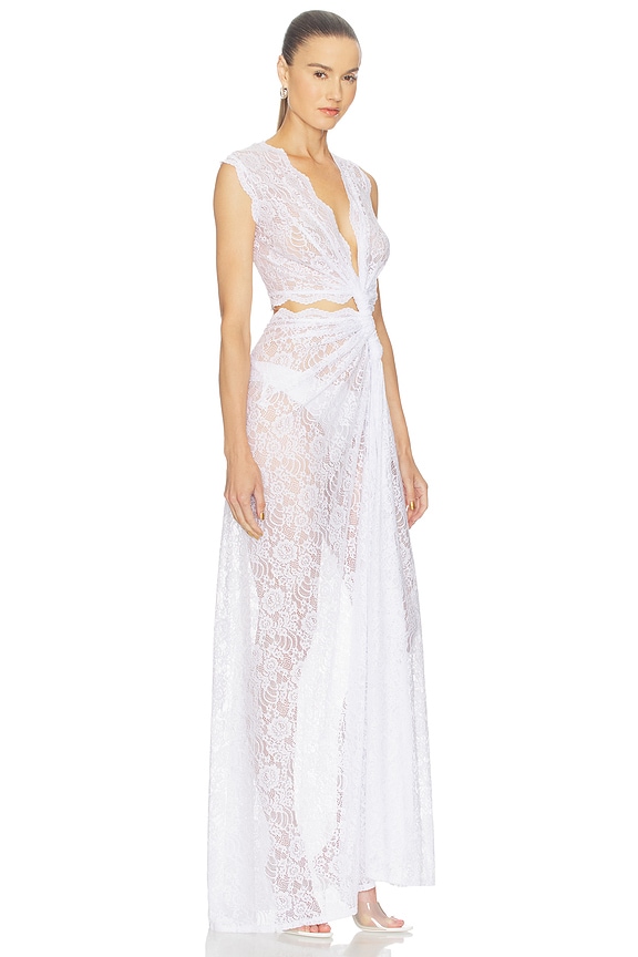 view 2 of 5 VESTIDO TRIPLE LOOP in White
