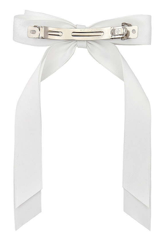 view 2 of 2 NŒUD POUR CHEVEUX in White