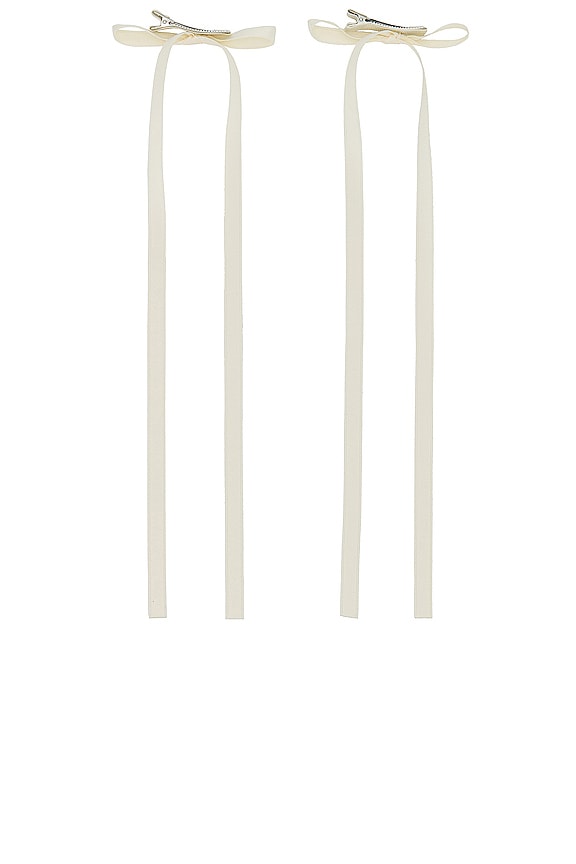 view 2 of 2 НАБОР ЗАКОЛОК ДЛЯ ВОЛОС AMY ROSETTE in Cream