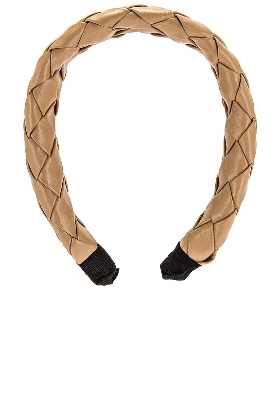 view 2 of 3 Blair Headband in Taupe