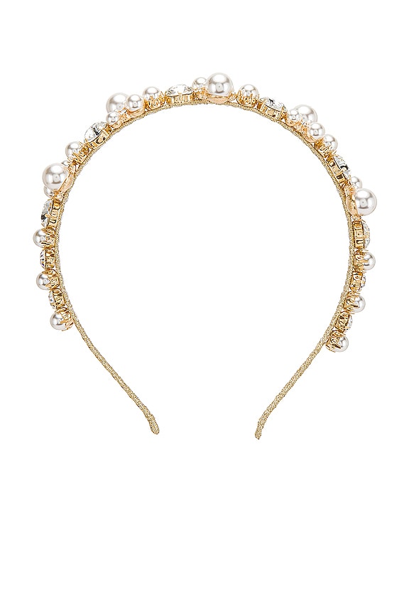 view 2 of 3 La Perla Headband in Pearl
