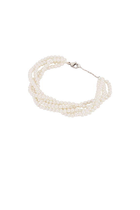 view 2 of 3 Pearl Bracelet Set in Ivory