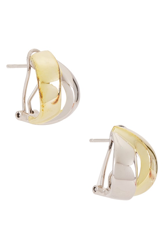 view 1 of 3 Connor Hoop in Gold & Silver