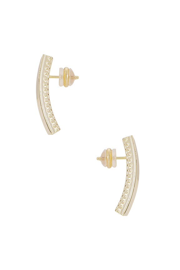 view 2 of 2 STRIATED 스터드 in Gold