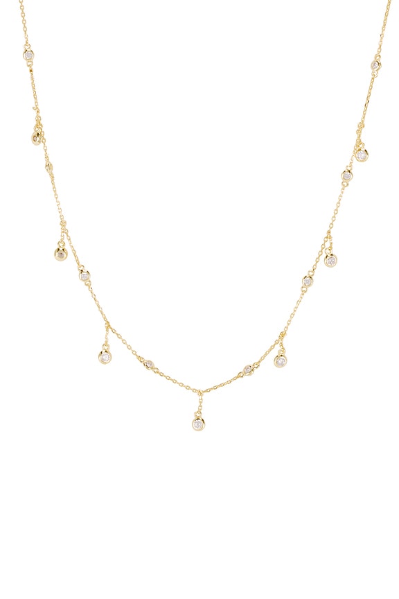 view 2 of 2 ОЖЕРЕЛЬЕ SOLITAIRE DROP in Gold