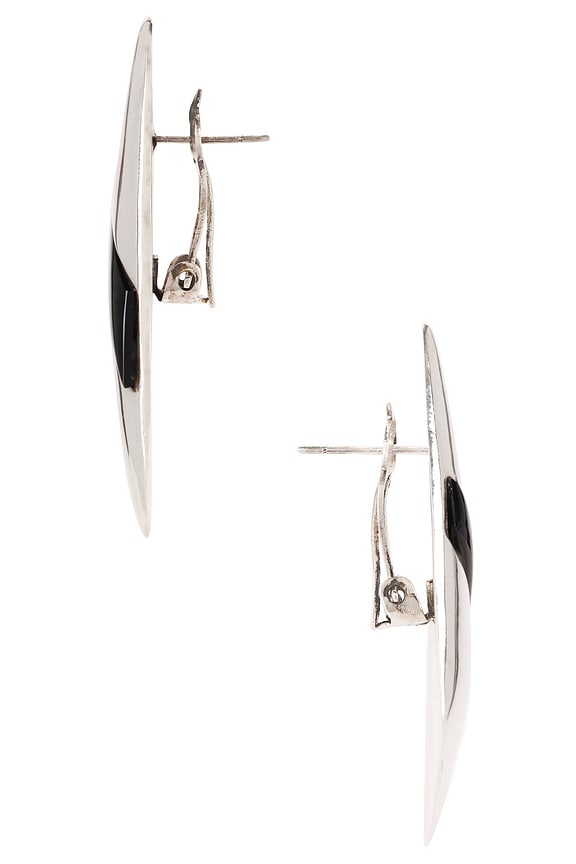 view 2 of 2 TACHUELA HARPER ONYX in Silver