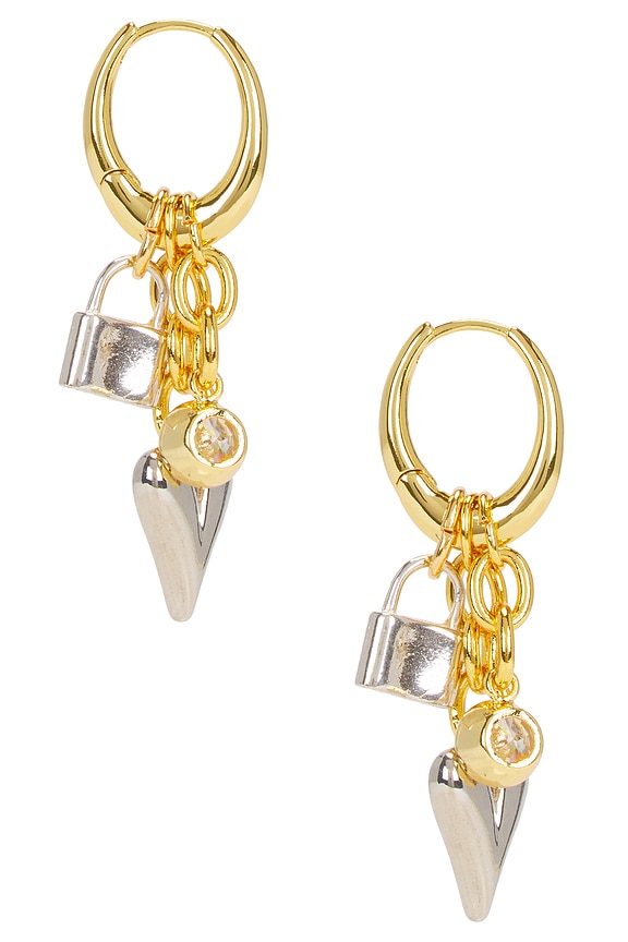 view 2 of 4 Katerina Charm Earring in Gold