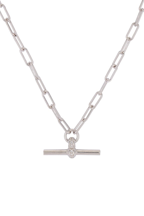 view 2 of 2 Charli Toggle Necklace in Silver