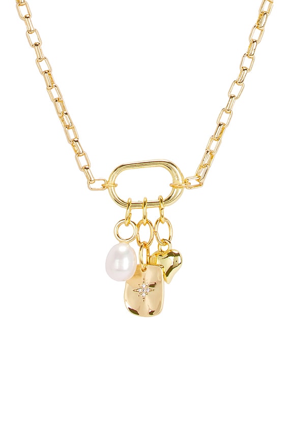 view 2 of 3 COLLIER CIRCLE CHARM in Gold