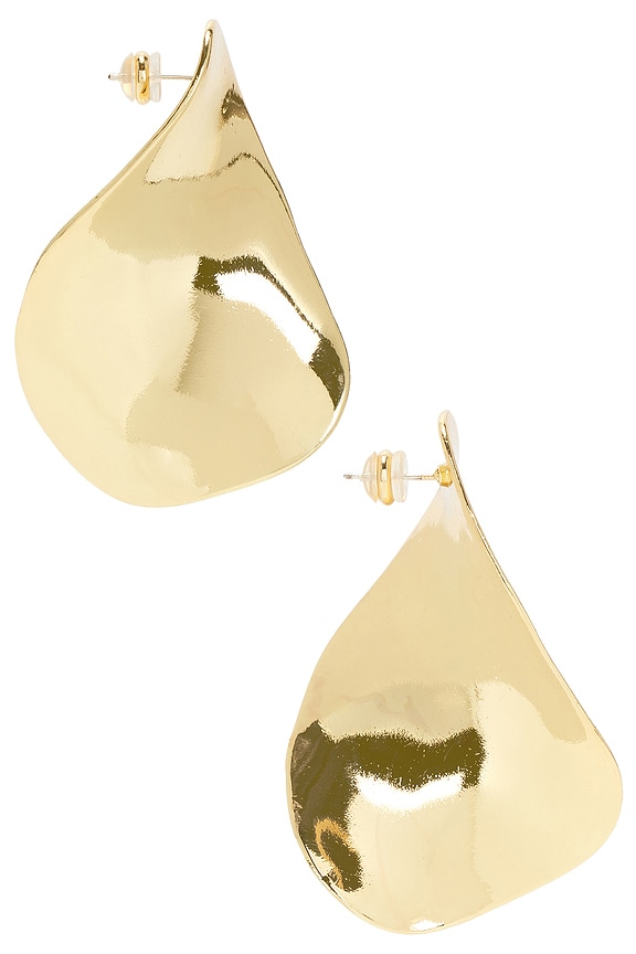 view 2 of 2 TWISTED STATEMENT 귀걸이 in Gold