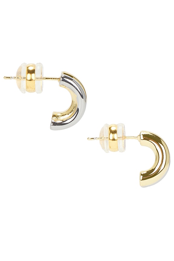 view 2 of 3 СЕРЬГИ MARIKO in Gold & Silver