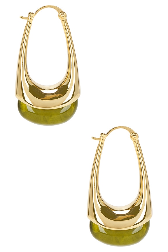 view 2 of 3 Elysee Hoop in Gold