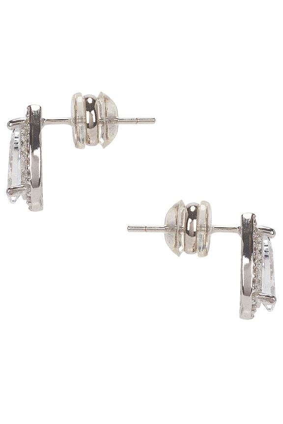 view 2 of 2 PENDIENTE TACHUELA KAMILA in Diamond