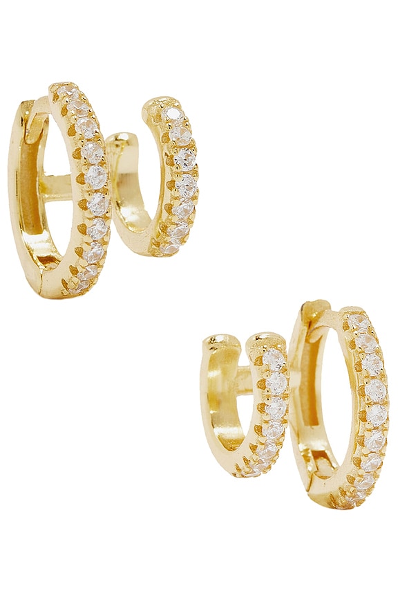 view 1 of 2 Katerina Double Earring in Gold