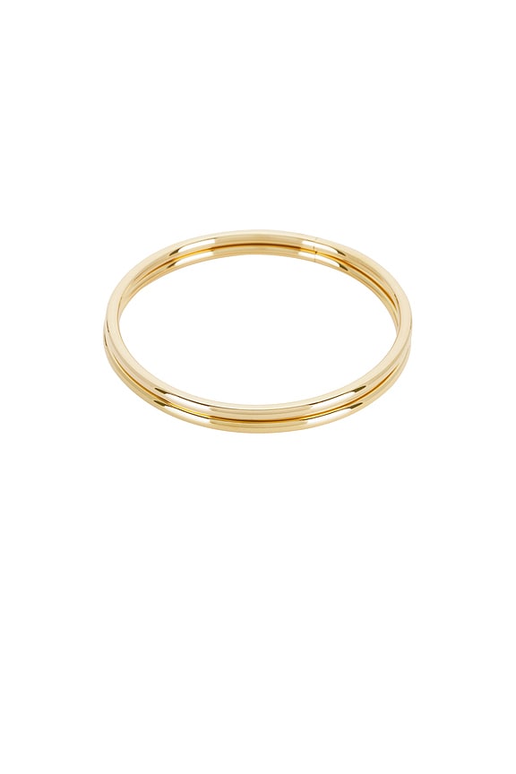 view 1 of 4 Bangle Bracelet Set in Gold