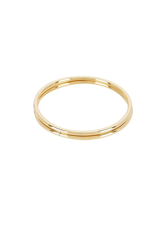 view 2 of 4 Bangle Bracelet Set in Gold
