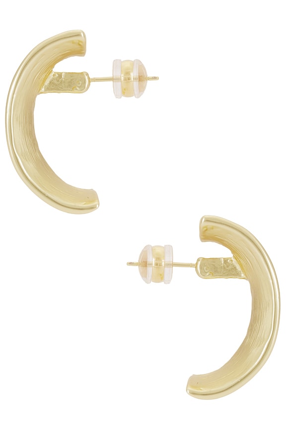 view 2 of 2 BOUCLES D'OREILLES SELENE in Gold