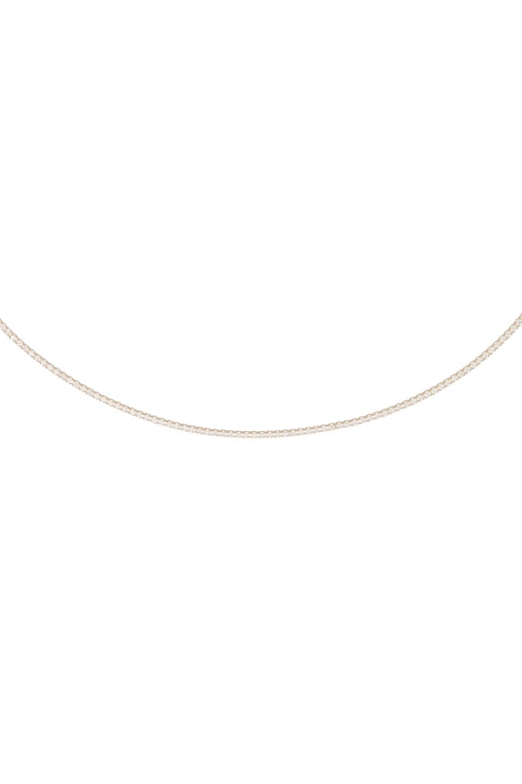 view 2 of 2 Micro Teeny Tiny Tennis Necklace in Gold