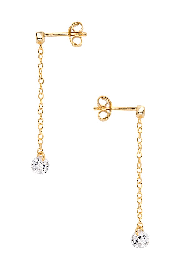 view 2 of 2 PENDIENTES BELLA in Gold