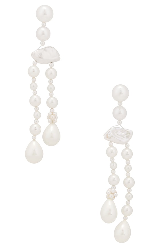 view 1 of 2 Fiona Pearl Earring in Ivory