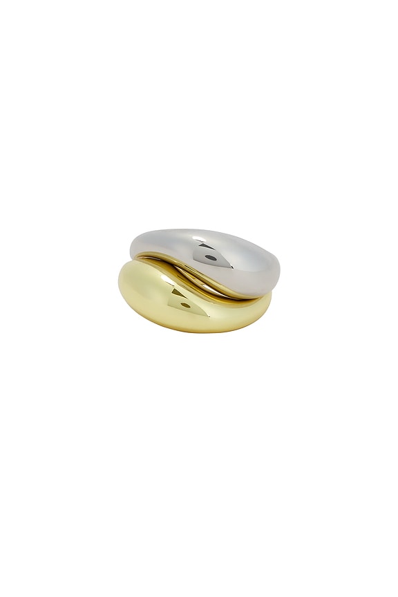 view 1 of 3 Wayne Ring Set in Gold & Silver