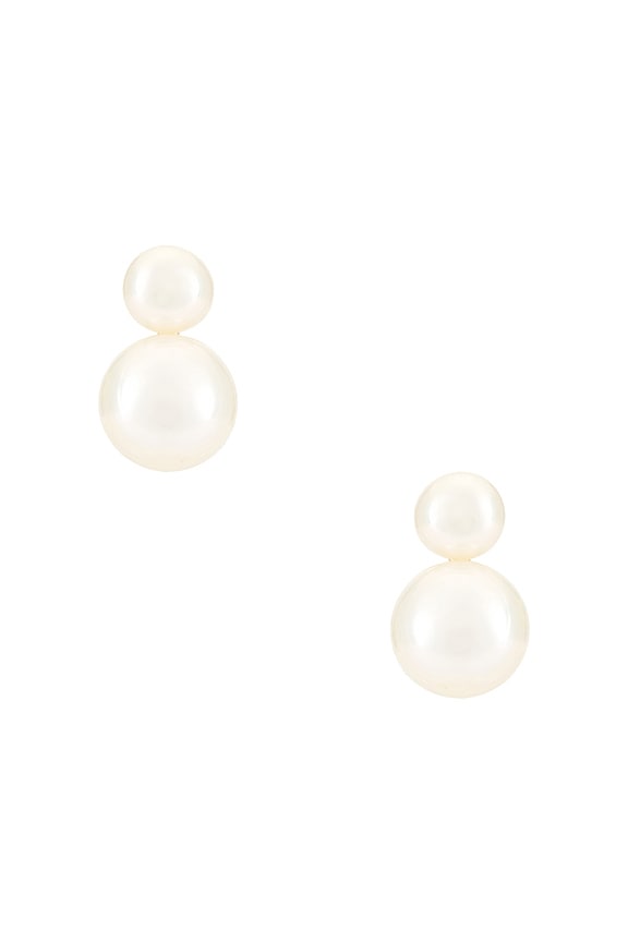 view 1 of 2 Baby Bianca Pearl Earring in Pearl