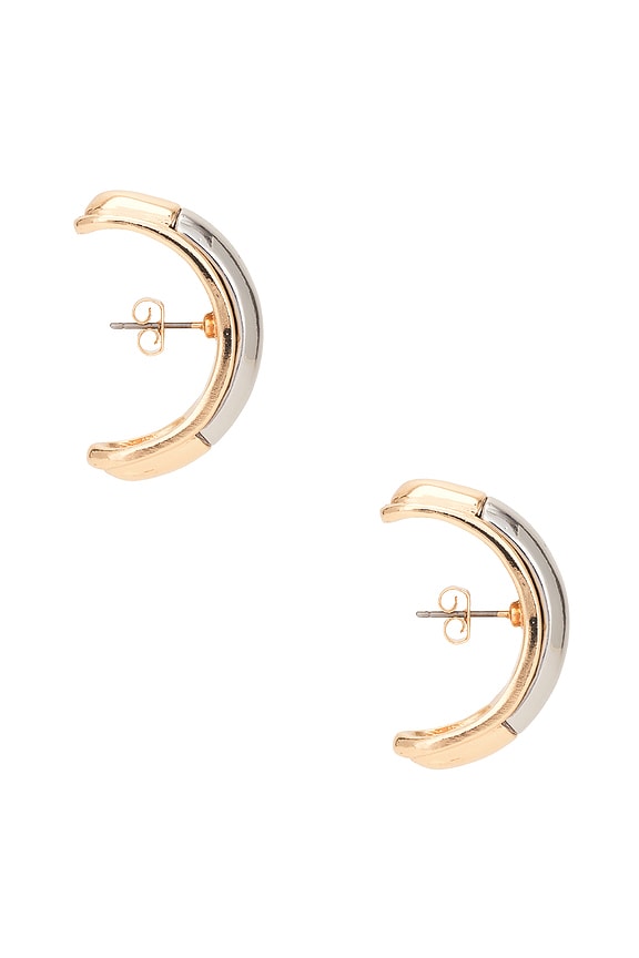 view 2 of 3 Spencer Earring in Gold & Silver