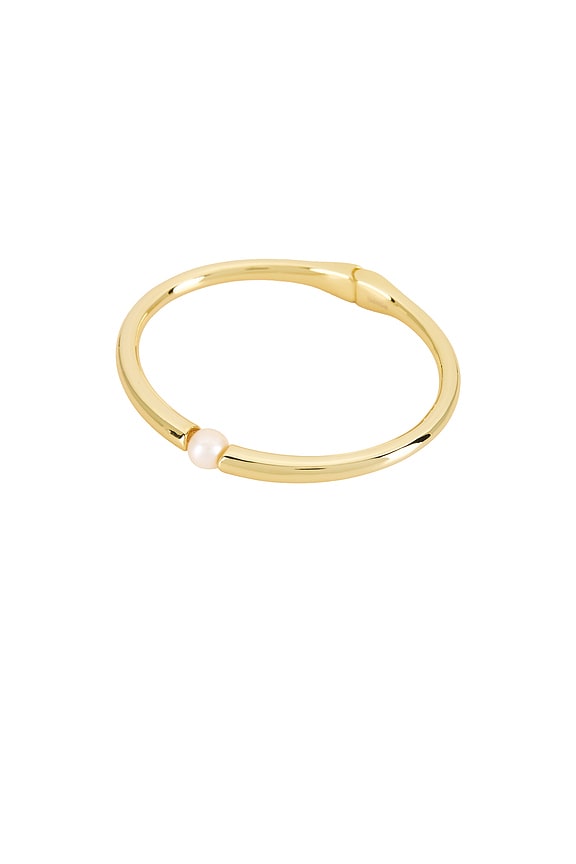 view 1 of 2 MANCHETTE ESSENTIAL in Gold & Pearl