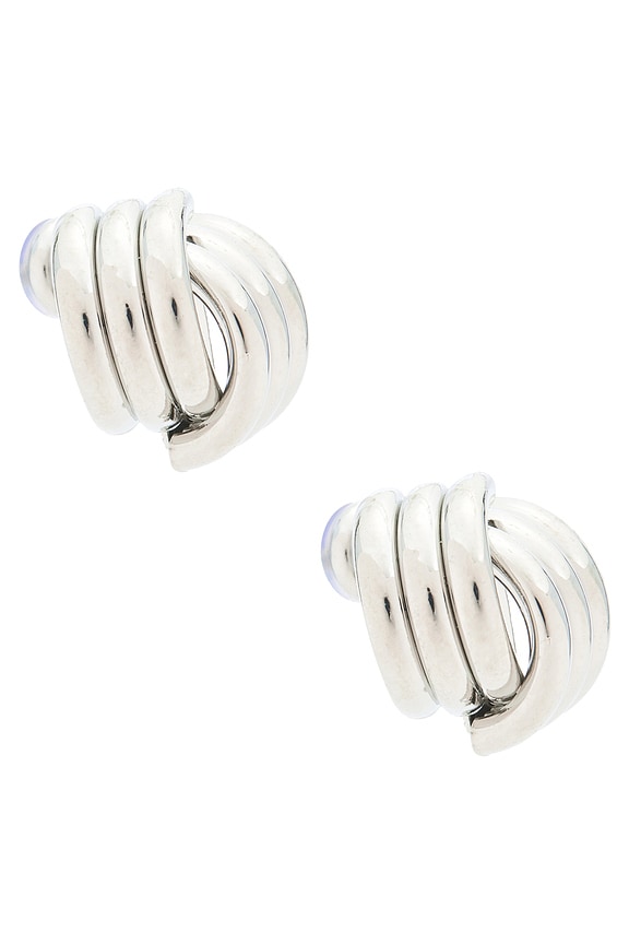 view 2 of 3 x REVOLVE Knot Earrings in Silver