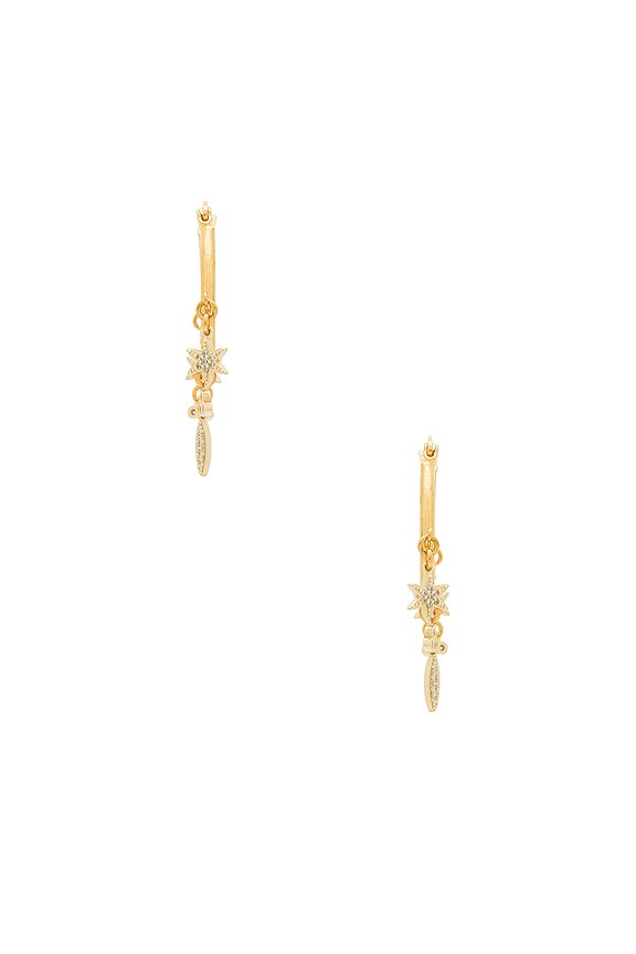 view 2 of 2 PENDIENTES TORI in Yellow Gold