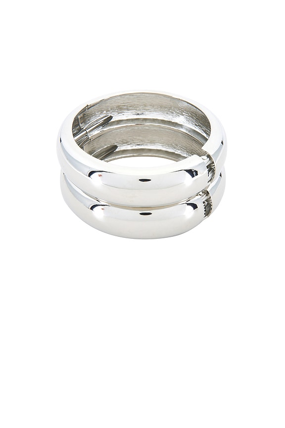 view 2 of 4 BRAZALETE DOUBLE TSUKI in Silver