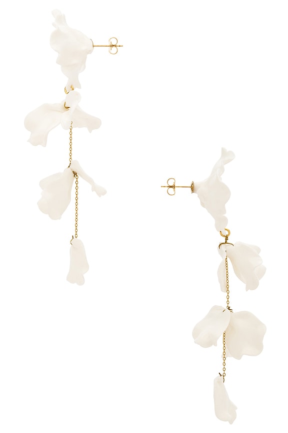 view 2 of 2 Gardenia Earring in Ivory