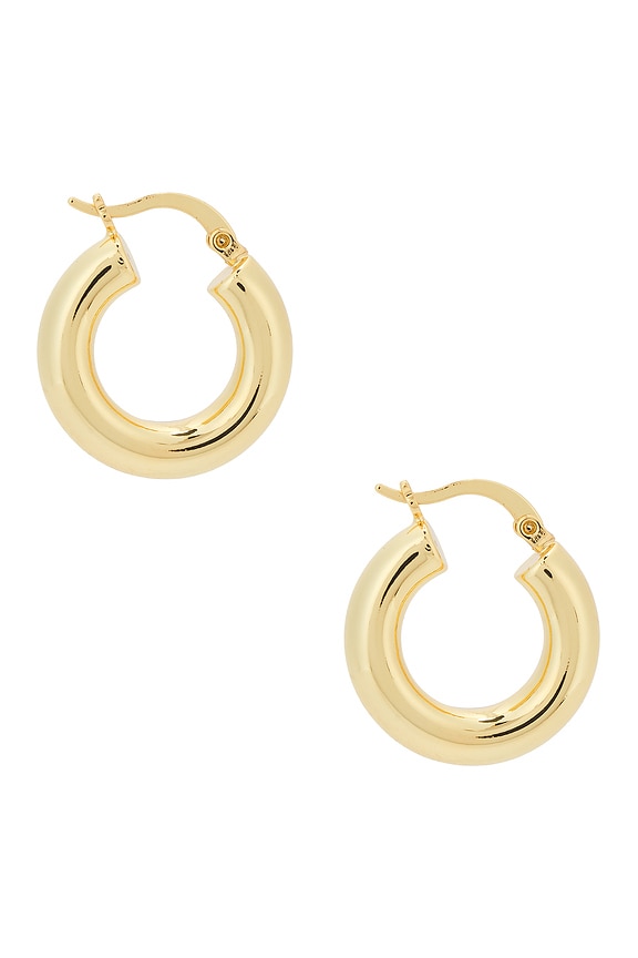 view 2 of 3 PENDIENTES DE ARO DOMINIQUE in Gold