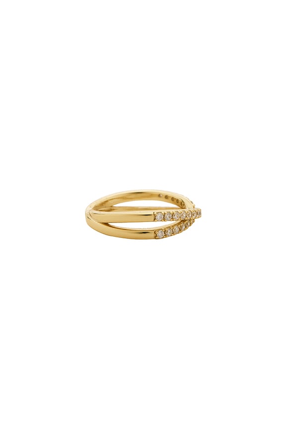 view 2 of 3 ANILLO CIRCULAR STACI in Gold