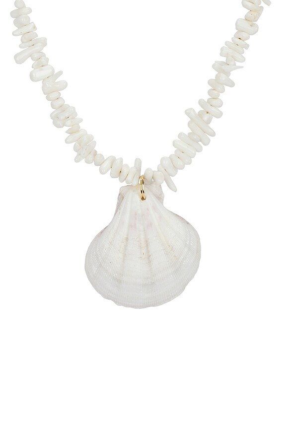 view 2 of 2 Pelicano Necklace in White