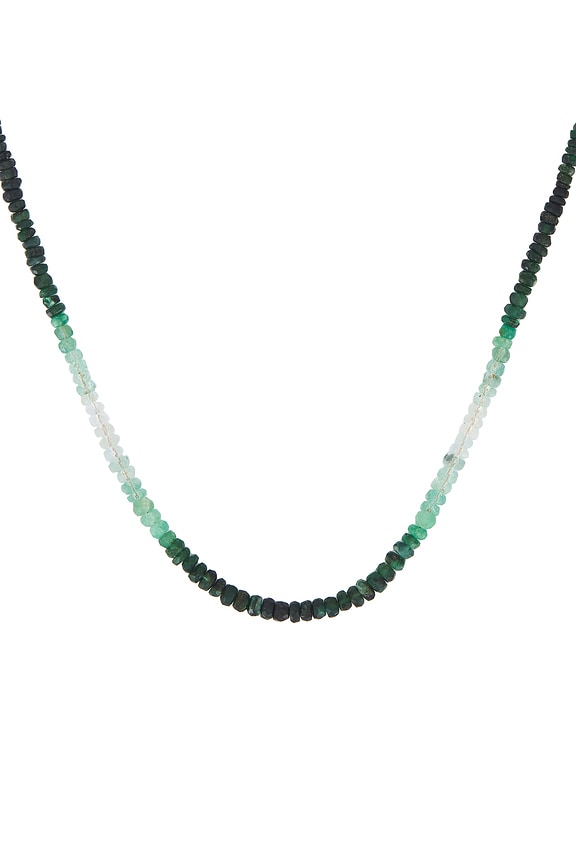 view 2 of 2 COLLAR DE CUENTAS AISHA in Emerald
