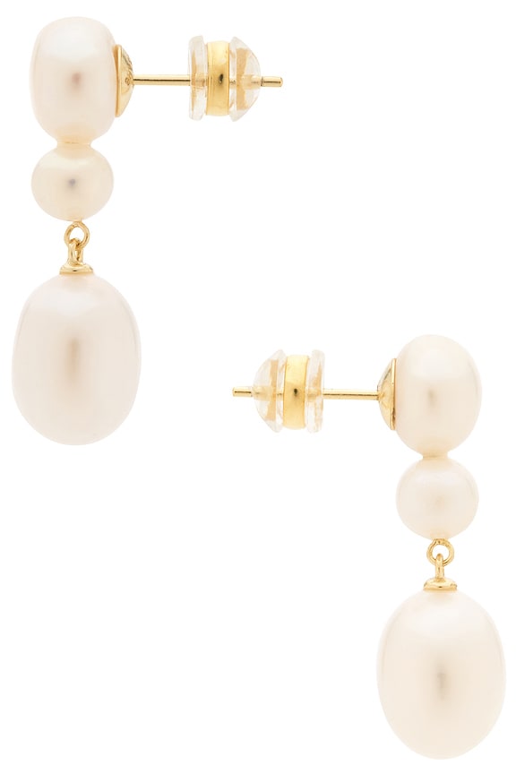 view 2 of 2 Bianca Drop Earring in Pearl