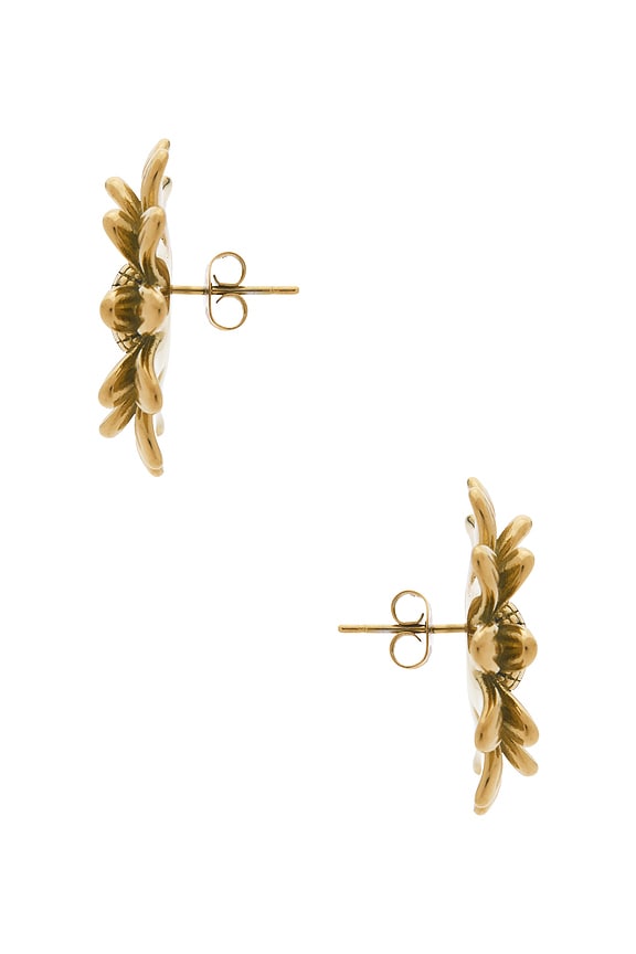 view 2 of 2 Daffodil Stud Earring in Gold