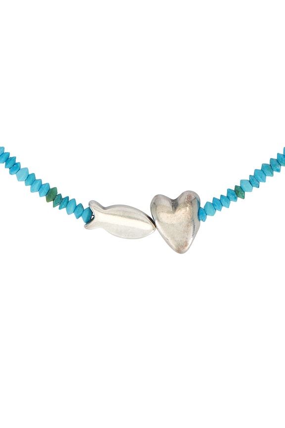 view 2 of 2 COLLIER RAS-DE-COU ERCOLE in Blue