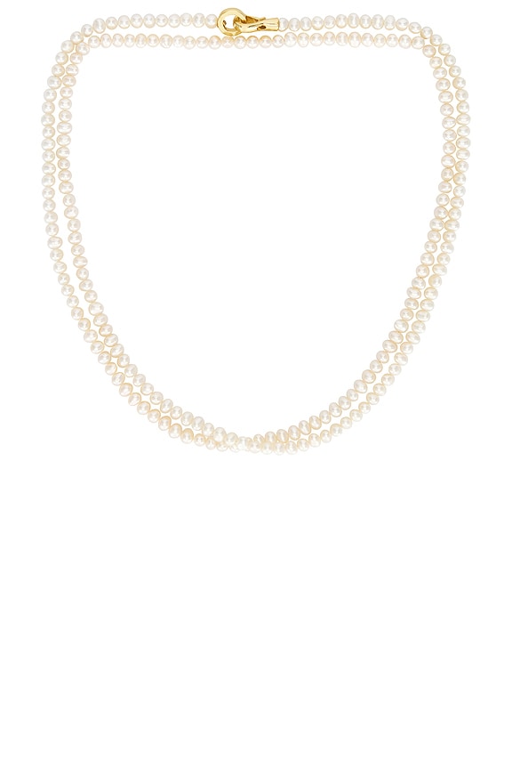 view 1 of 4 Pearl Wrap Necklace in Pearl