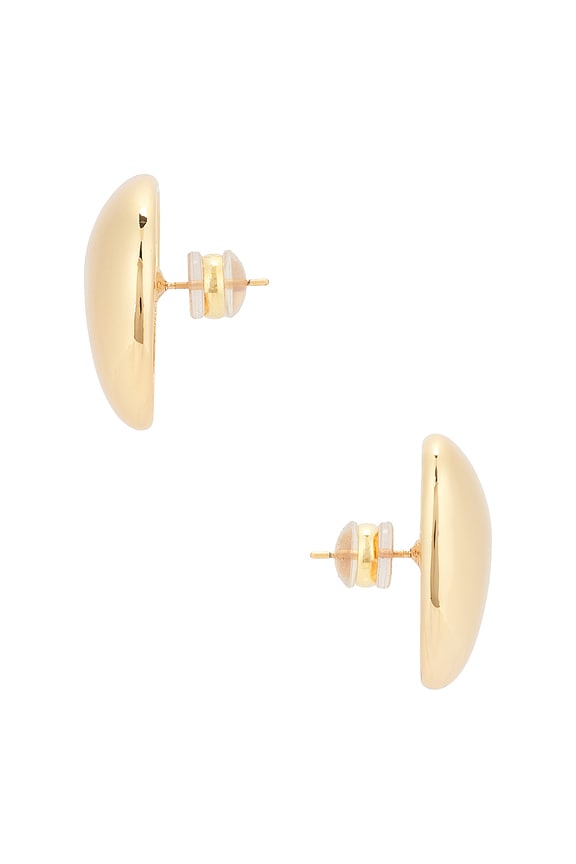 view 2 of 2 PENDIENTES DE TACHUELA CARTER in Gold