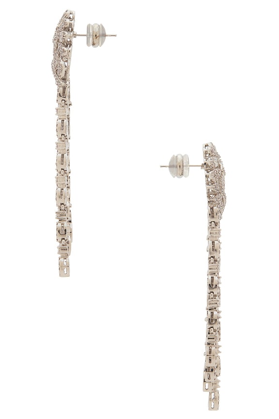 view 2 of 2 Fleurir Drop Earring in Silver