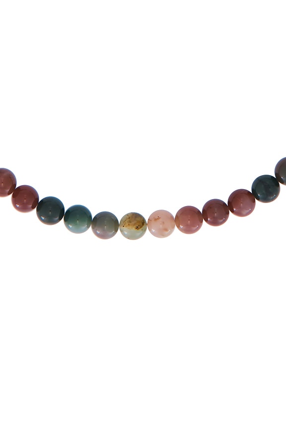 view 2 of 3 James Agate Necklace in Red Multi