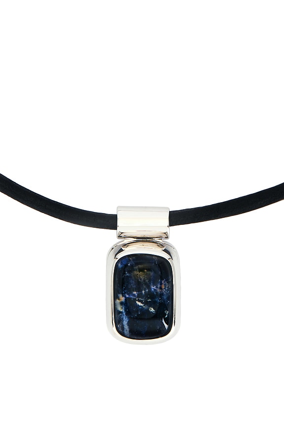 view 2 of 3 Clementine Cord Necklace in Blue
